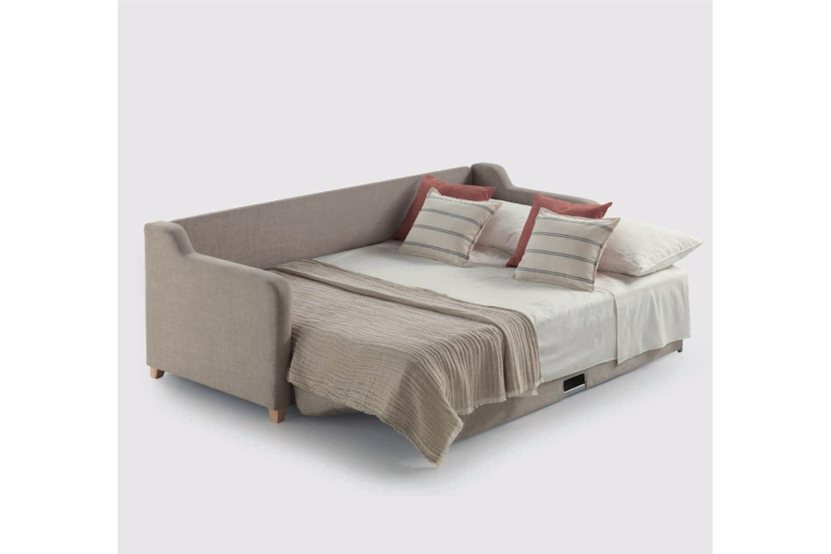 Sofá cama con diseño moderno modelo Nantes con apertura italiana de Zarda