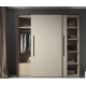 Armario de puertas correderas con diseño moderno de Bocubi modelo Selene