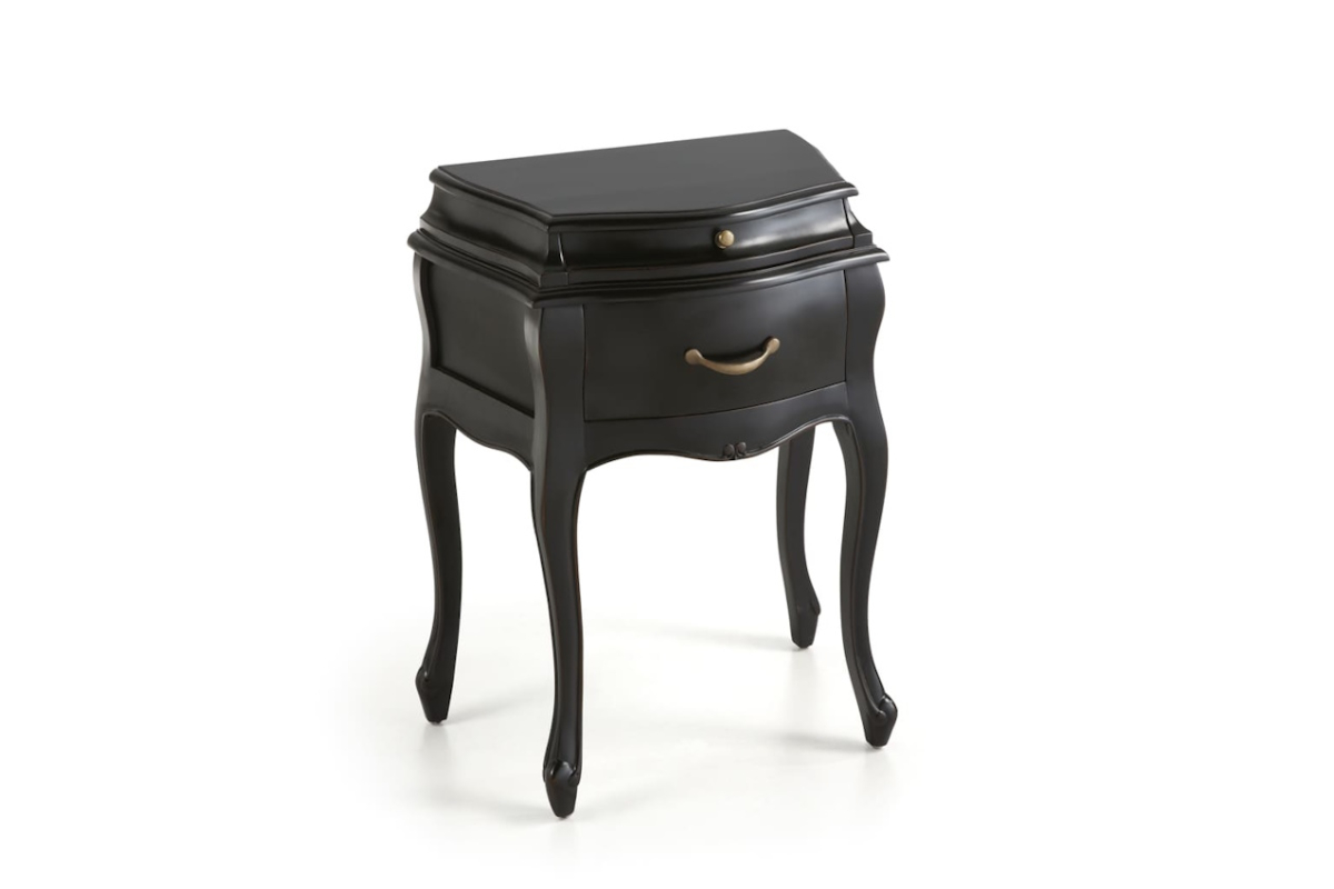 Mesita negra con estilo vintage modelo Vintage de Moycor