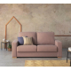 Sofá cama con diseño moderno modelo Bristol con apertura italiana de Zarda