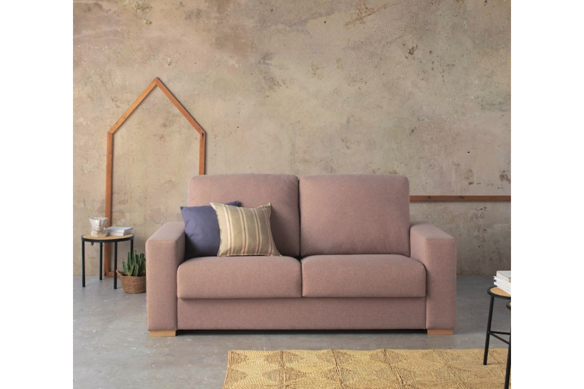 Sofá cama con diseño moderno modelo Bristol con apertura italiana de Zarda