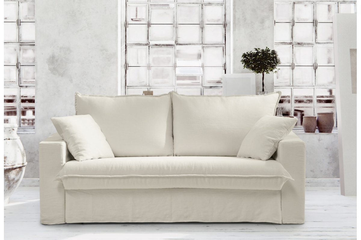 Sofá cama con diseño moderno modelo Nadir con apertura italiana de Mopal