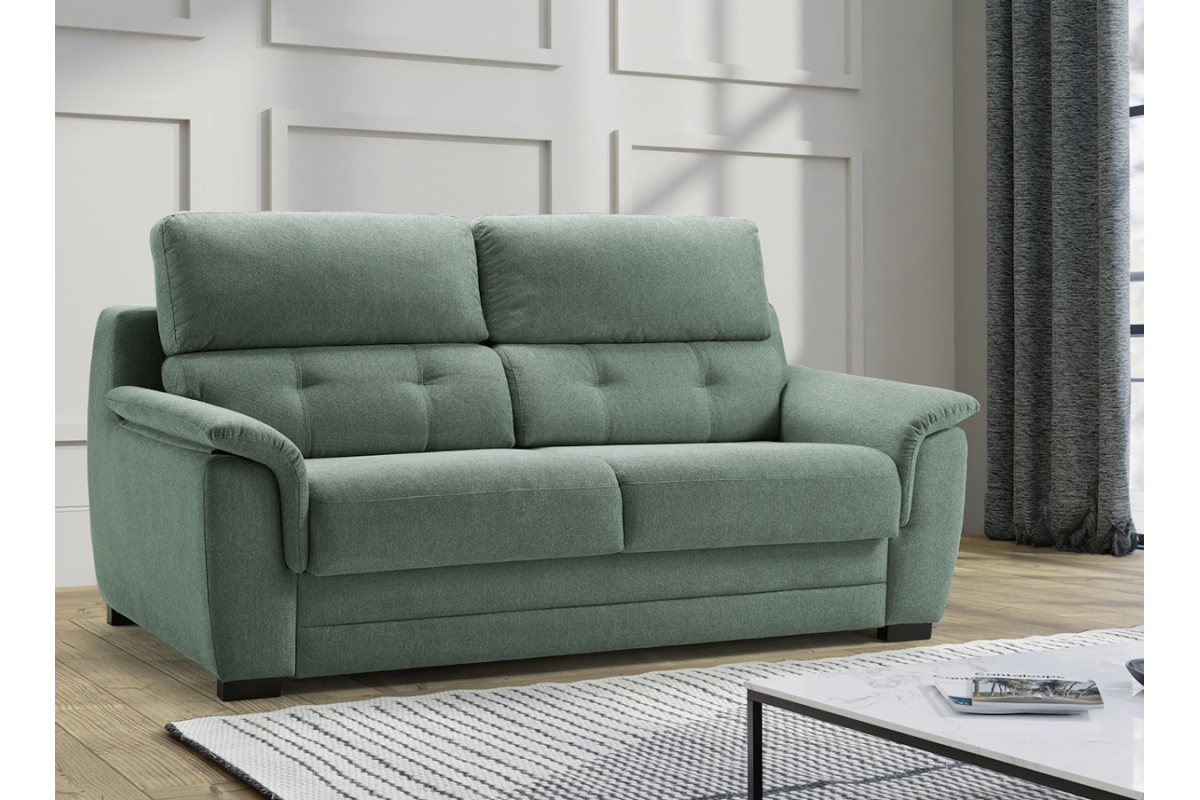 Sofá cama con diseño moderno modelo Vigo apertura italiana de Mopal