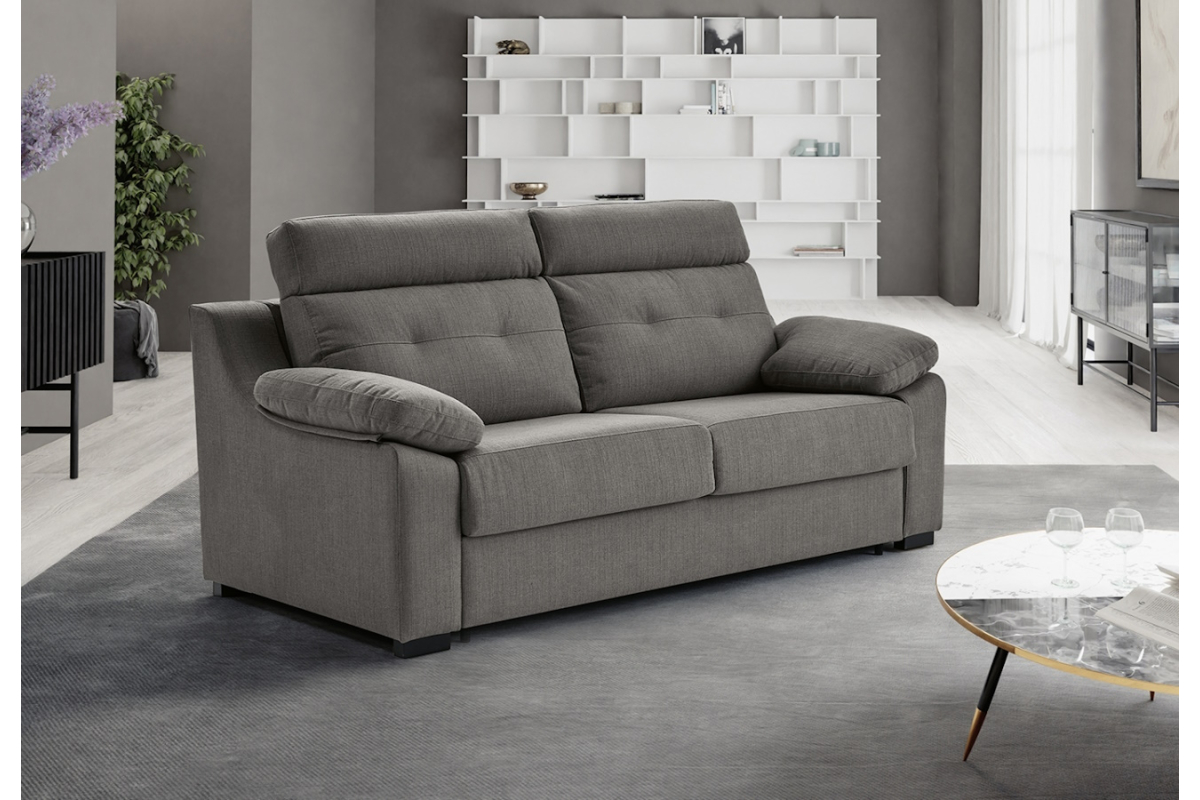 Sofá cama con diseño moderno modelo Triana apertura italiana de Mopal