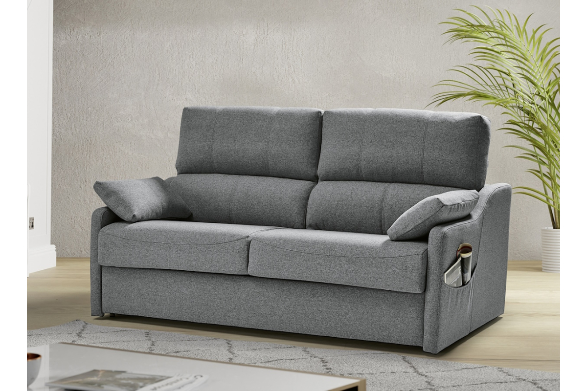 Sofá cama con diseño moderno modelo Rhin apertura italiana de Mopal
