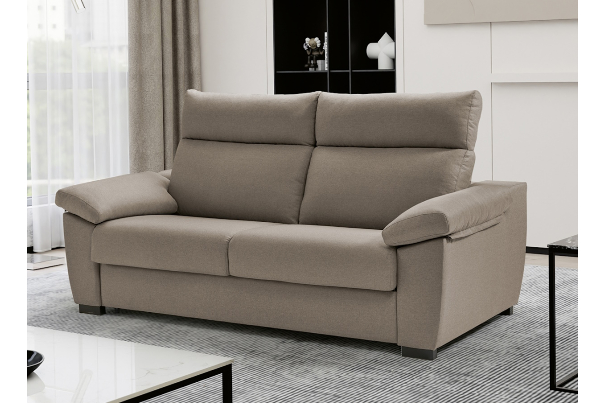 Sofá cama con diseño moderno modelo Ítalo con apertura italiana de Mopal
