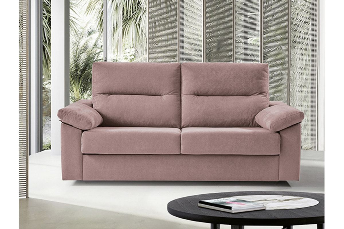 Sofá cama con diseño moderno modelo Dante apertura italiana de Mopal