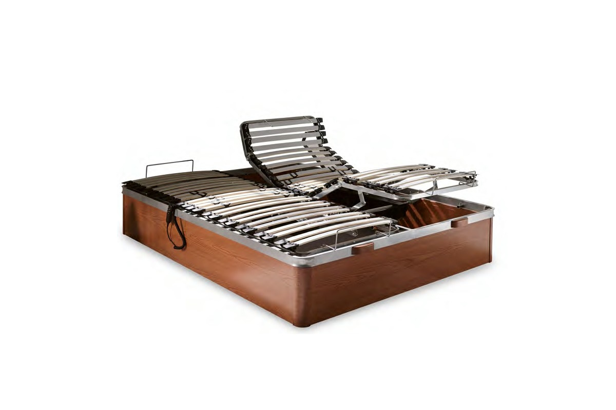Canapé de madera moderno articulado modelo Teruel de Nosolopatas
