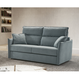 Sofá cama con diseño moderno modelo Hugo con apertura italiana de Mopal