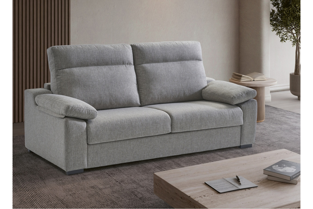 Sofá cama con diseño moderno modelo Tempo apertura italiana de Mopal