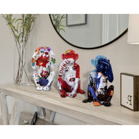Figura decorativa moderna modelo Monos Sabios 713863 de Schuller