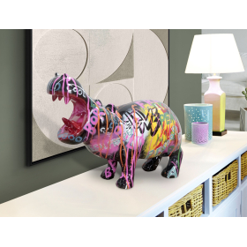 Figura decorativa moderna modelo Hippo 299329 de Schuller