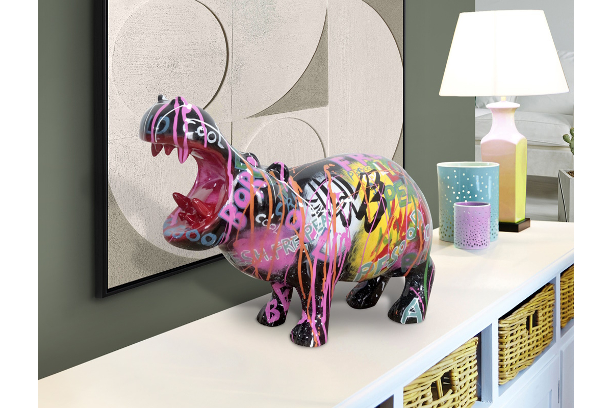 Figura decorativa moderna modelo Hippo 299329 de Schuller