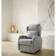 Sillón Orejero clásico de relax apertura  manual o eléctrica modelo River de Mopal Tapizados