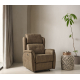 Sillón Orejero clásico de relax apertura y cabezal motorizado modelo Telma de Mopal Tapizados