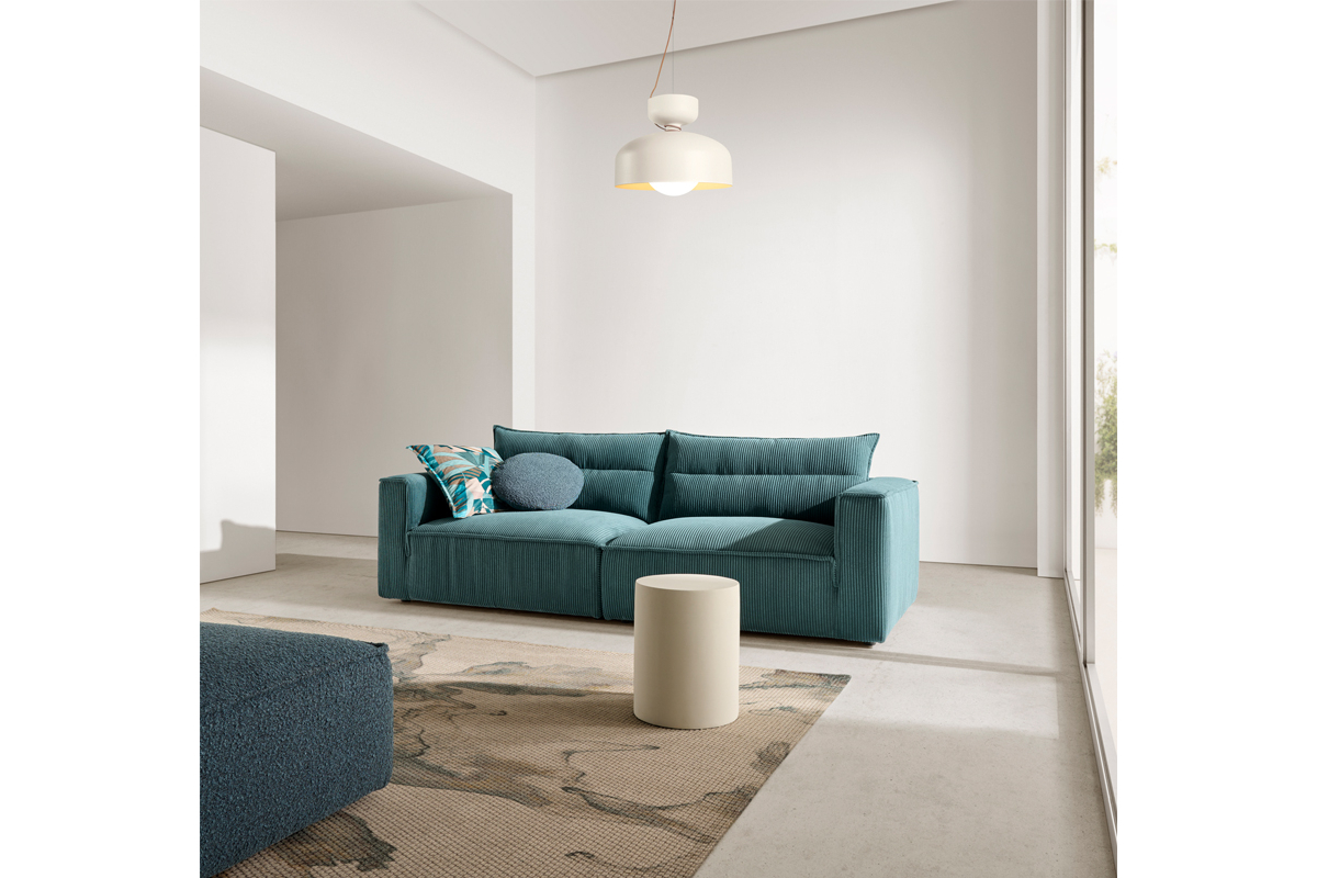 Sofá con diseño moderno y minimalista modelo Hippo de Reyes Ordoñez
