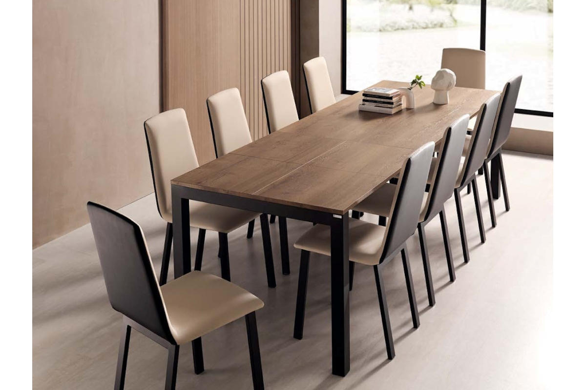 Mesa de cocina moderna extensible modelo Zulema de Velasco