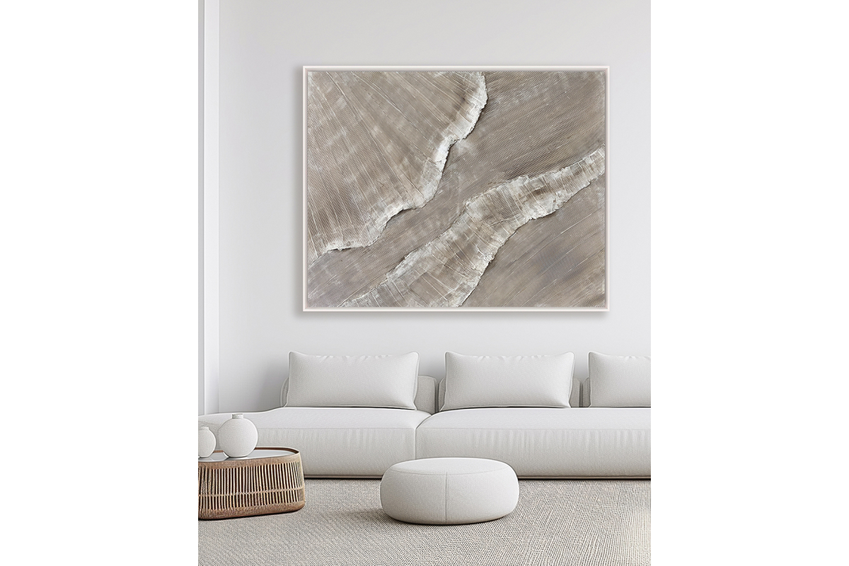 Cuadro abstracto Estuario Tierra referencia 901AV33 Cuadros Sils