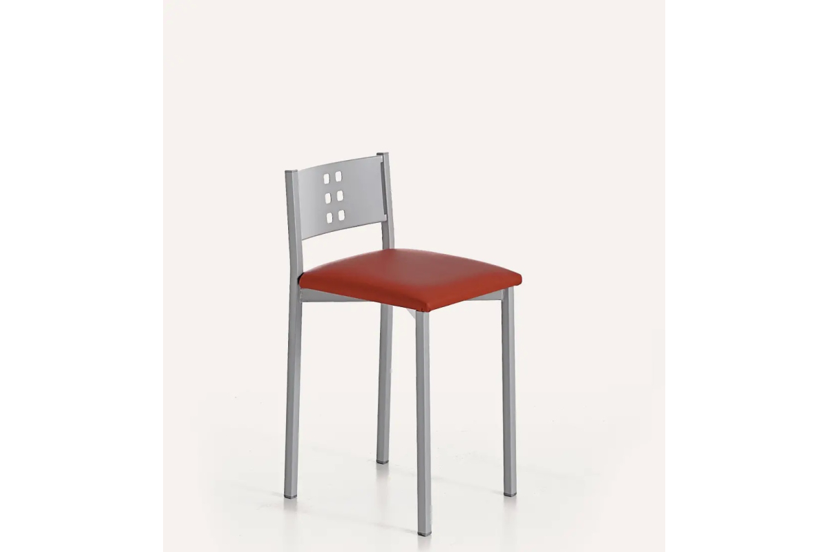 Taburete bajo de cocina con estilo moderno modelo Sara de cauxi