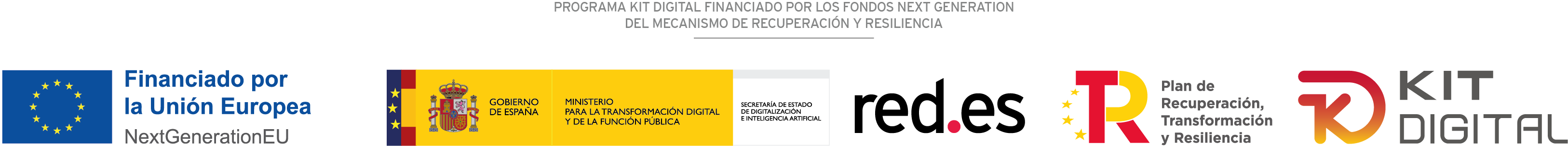 Programa Kit Digital Financiado por los fondos Next Generation del mecanismo de recuperación y resiliencia
